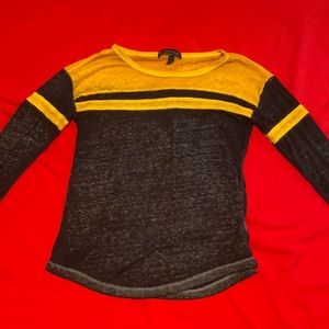 Black and Yellow Long Sleeve